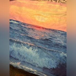 Sunset ocean tapestry